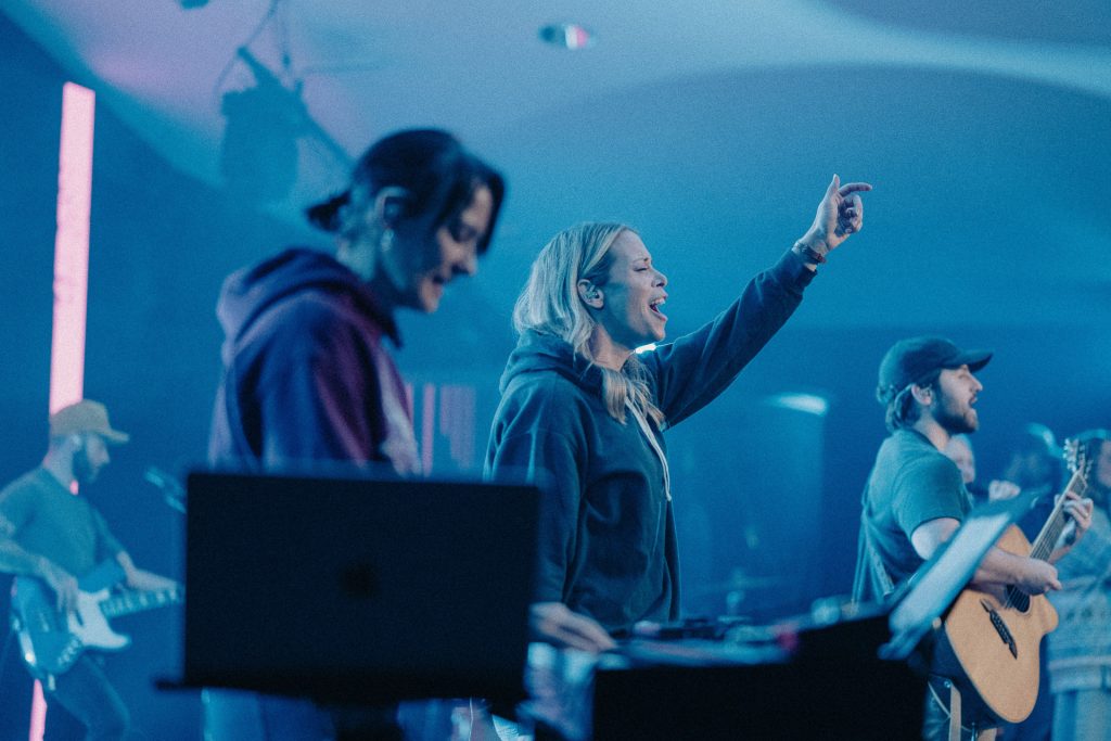 Serving on the worship team at Church of the Valley in Chicopee, MA