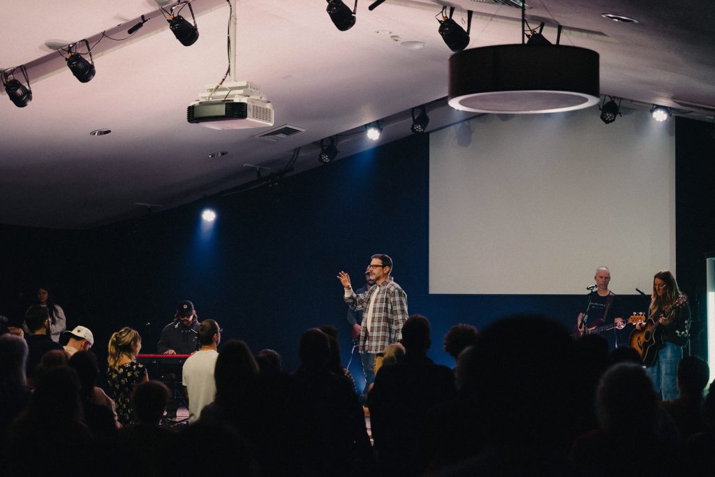 Lead pastor speaking at Church of the Valley in Chicopee, Pioneer Valley MA