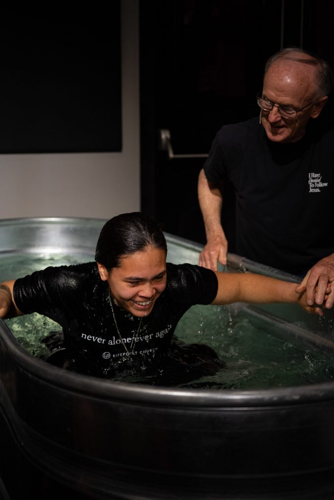 Christian baptism at Church of the Valley in Chicopee, Pioneer Valley MA