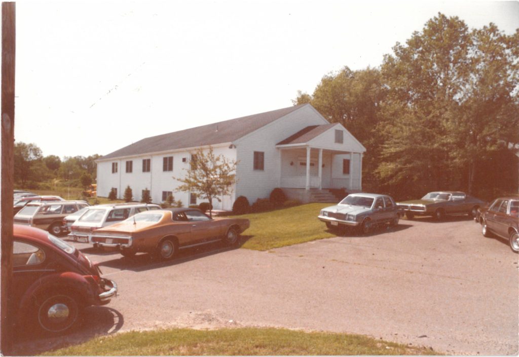 Outside the church at Church of the Valley in Chicopee, Pioneer Valley MA