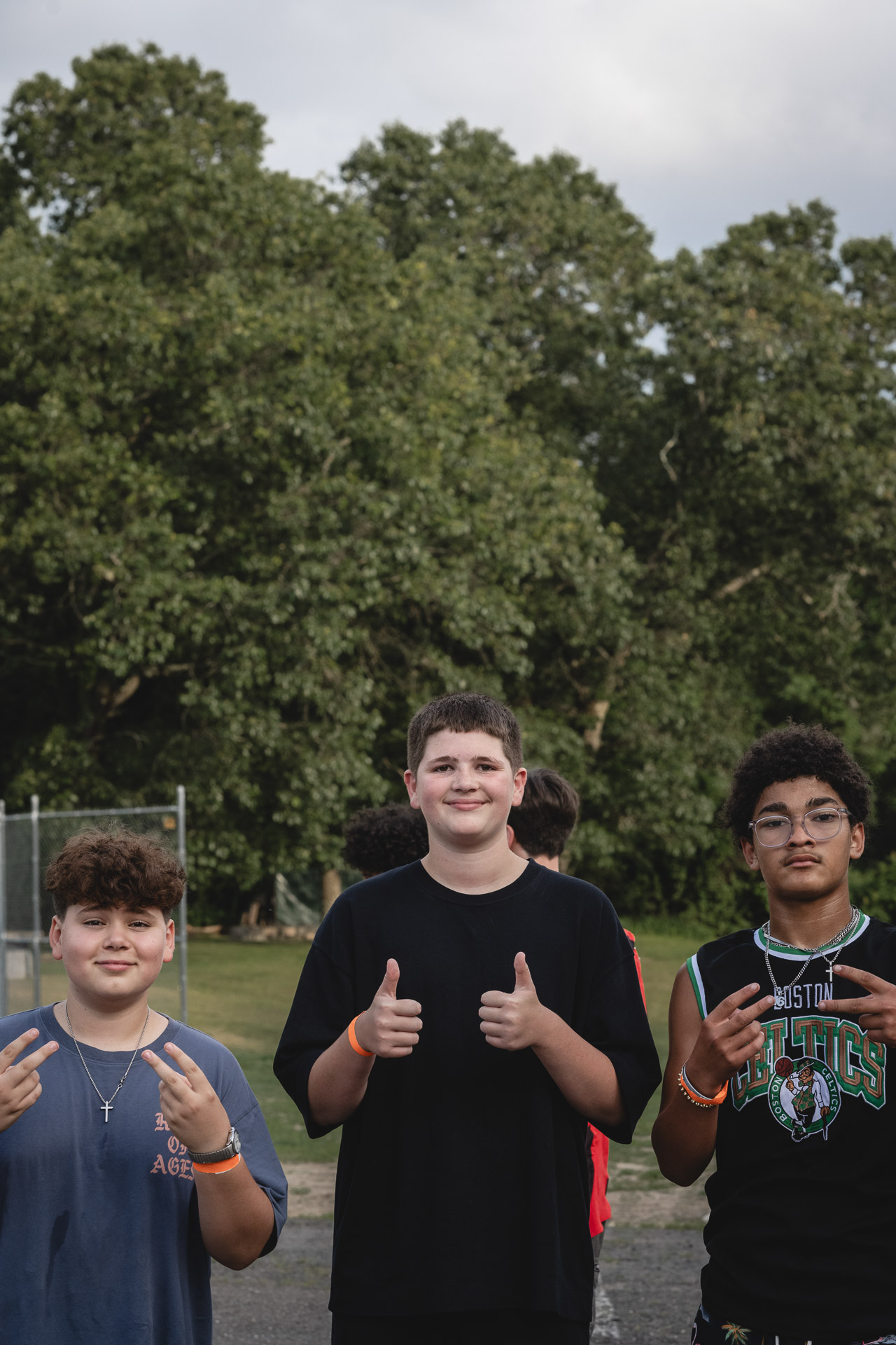 Group of students working together to solve a problem at Church of the Valley in Chicopee, Pioneer Valley MA